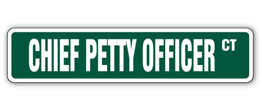 Chief Petty Officer Street Vinyl Decal Sticker