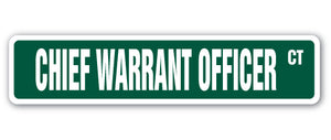 Chief Warrant Officer Street Vinyl Decal Sticker