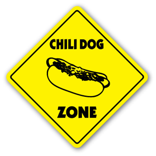 Chili Dog Zone Vinyl Decal Sticker