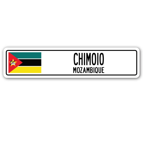 CHIMOIO, MOZAMBIQUE Street Sign