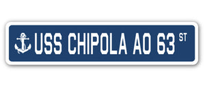 USS Chipola Ao 63 Street Vinyl Decal Sticker