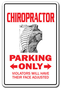 Chiropractor Street Vinyl Decal Sticker