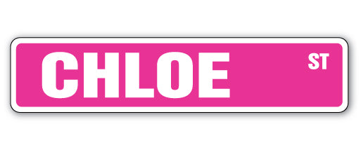 Chloe Street Vinyl Decal Sticker