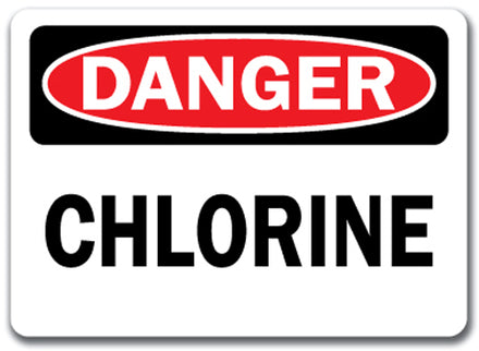 Danger Sign - Chlorine