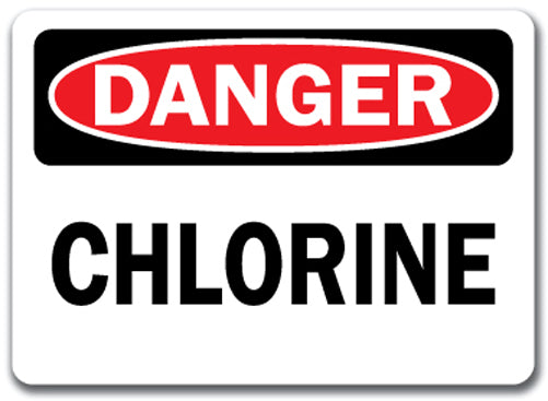 Danger Sign - Chlorine