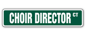 Choir Director Street Vinyl Decal Sticker