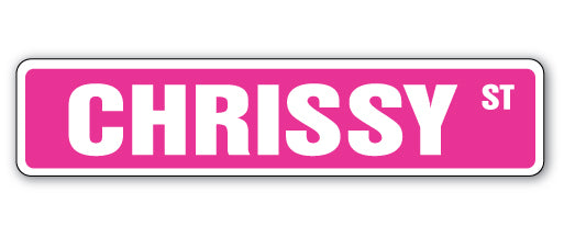 Chrissy Street Vinyl Decal Sticker