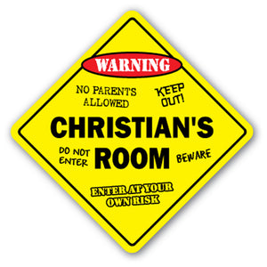 Christian's Room Vinyl Decal Sticker