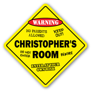 Christopher's Room Vinyl Decal Sticker