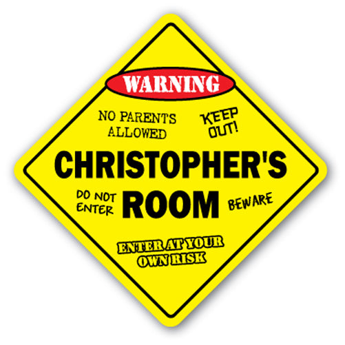 Christopher's Room Vinyl Decal Sticker