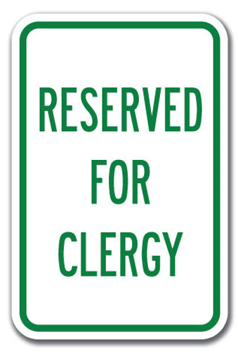 Reserved For Clergy