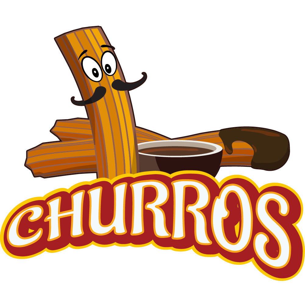 Churros Die Cut Decal