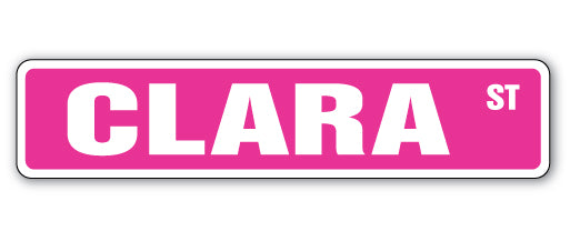 Clara Street Vinyl Decal Sticker