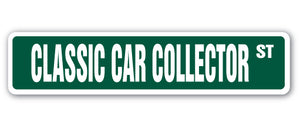 Classic Car Collector Street Vinyl Decal Sticker