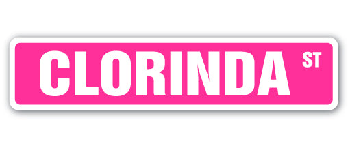 CLORINDA Street Sign