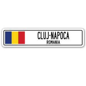 Cluj-napoca, Romania Street Vinyl Decal Sticker