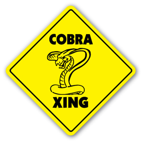 Cobra Crossing Vinyl Decal Sticker