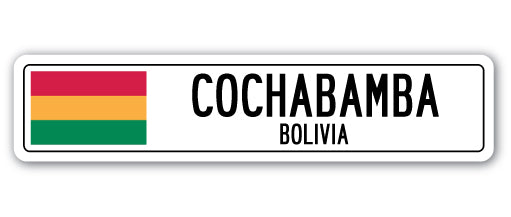 Cochabamba, Bolivia Street Vinyl Decal Sticker