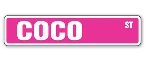 Coco Street Vinyl Decal Sticker