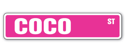 Coco Street Vinyl Decal Sticker