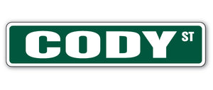 CODY Street Sign