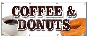 Coffee & Donuts Banner