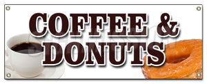 Coffee & Donuts Banner
