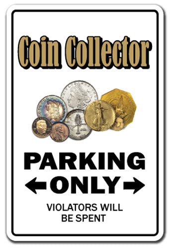 Coin Collector Vinyl Decal Sticker