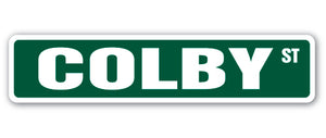 Colby Street Vinyl Decal Sticker