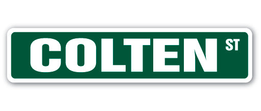COLTEN Street Sign