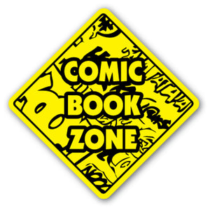 Comic Book Zone Vinyl Decal Sticker