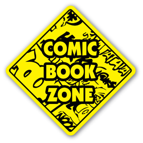 Comic Book Zone Vinyl Decal Sticker