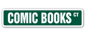 Comic Books Street Vinyl Decal Sticker