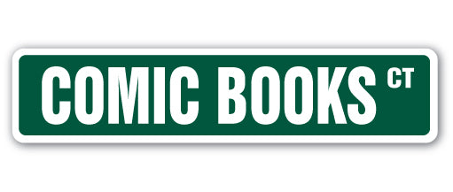 Comic Books Street Vinyl Decal Sticker