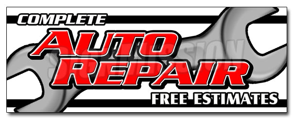 Complete Auto Repair Fre Decal