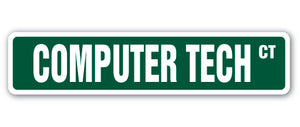 Computer Tech Street Vinyl Decal Sticker