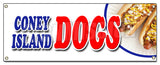 Coney Island Dogs Banner