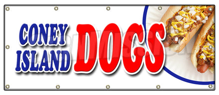 Coney Island Dogs Banner