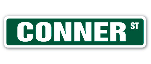 Conner Street Vinyl Decal Sticker