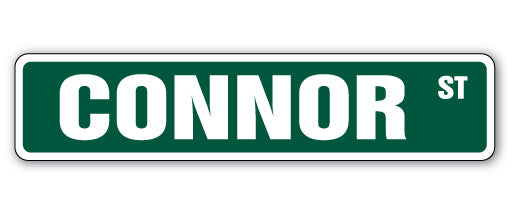 Connor Street Vinyl Decal Sticker