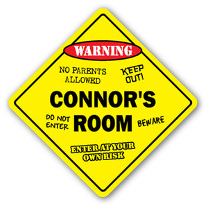 Connor's Room Vinyl Decal Sticker