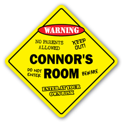 Connor's Room Vinyl Decal Sticker