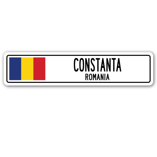 CONSTANTA, ROMANIA Street Sign