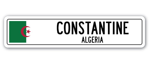 CONSTANTINE, ALGERIA Street Sign