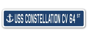 USS Constellation Cv 64 Street Vinyl Decal Sticker