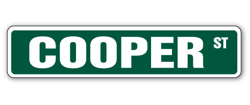 Cooper Street Vinyl Decal Sticker