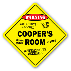 Cooper's Room Vinyl Decal Sticker