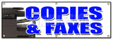 Copies & Faxes Banner