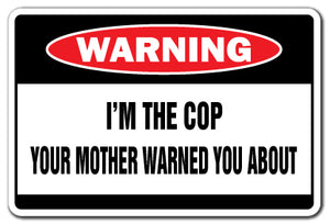 I'm The Cop Vinyl Decal Sticker