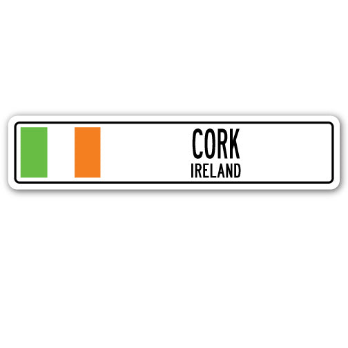 Cork, Ireland Street Vinyl Decal Sticker